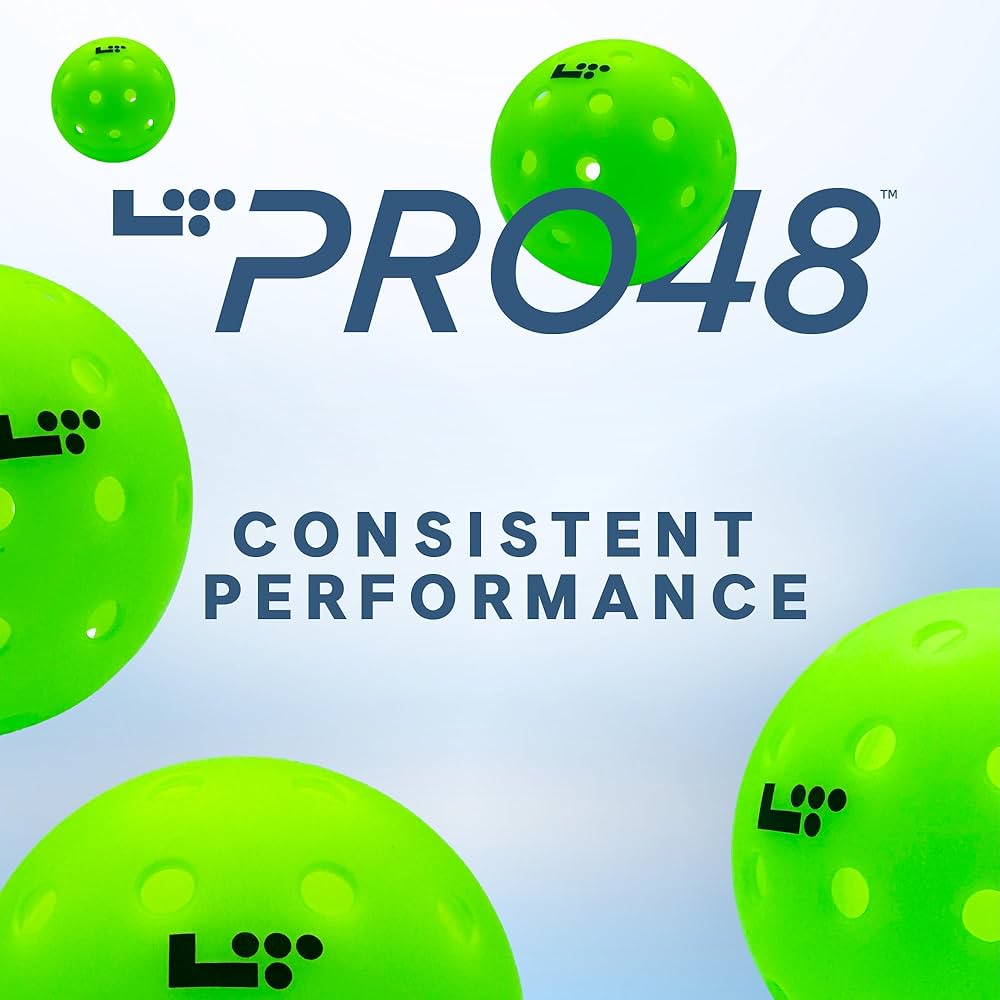 LT Pro 48 Pickleball by Life Time | Pack of 3 Balls