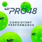 LT Pro 48 Pickleball by Life Time | Pack of 3 Balls