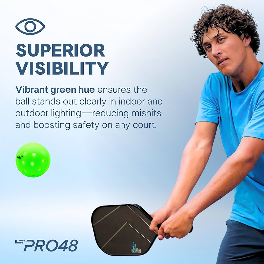 LT Pro 48 Pickleball by Life Time | Pack of 3 Balls